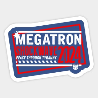 Megatron/Shockwave 2024 Sticker